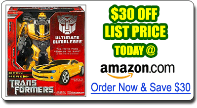 Buy Transformers Ultimate bumble Bee at Amazon (30% Saving)